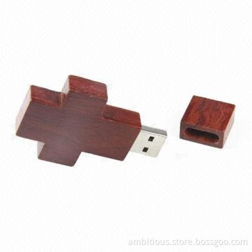 High-capacity Wooden USB Flash